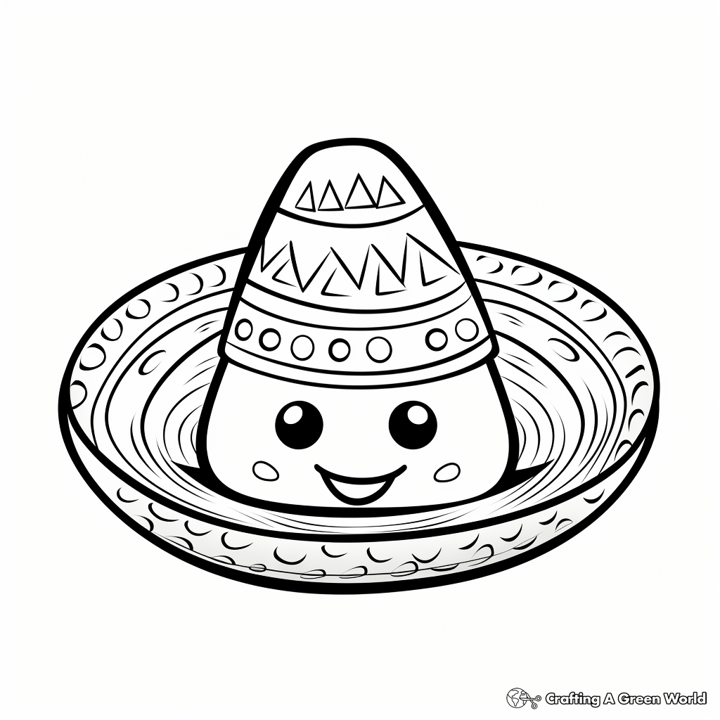 Sombrero coloring pages