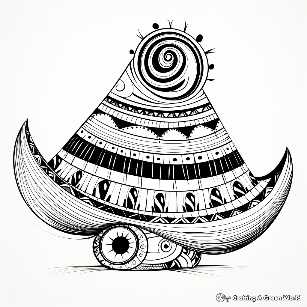 Sombrero coloring pages