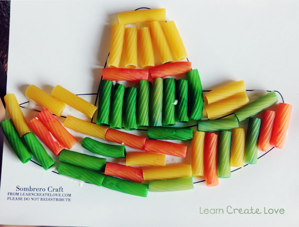 Sombrero printable craft