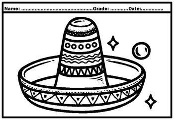 Cinco de mayo art activity mexico coloring pages distance learning packet
