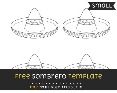 Free sombrero template