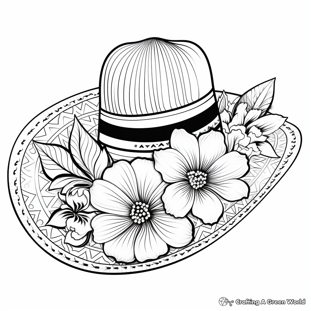 Sombrero coloring pages