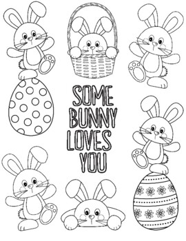 Easter coloring pages easter printable coloring pages for kids pdf
