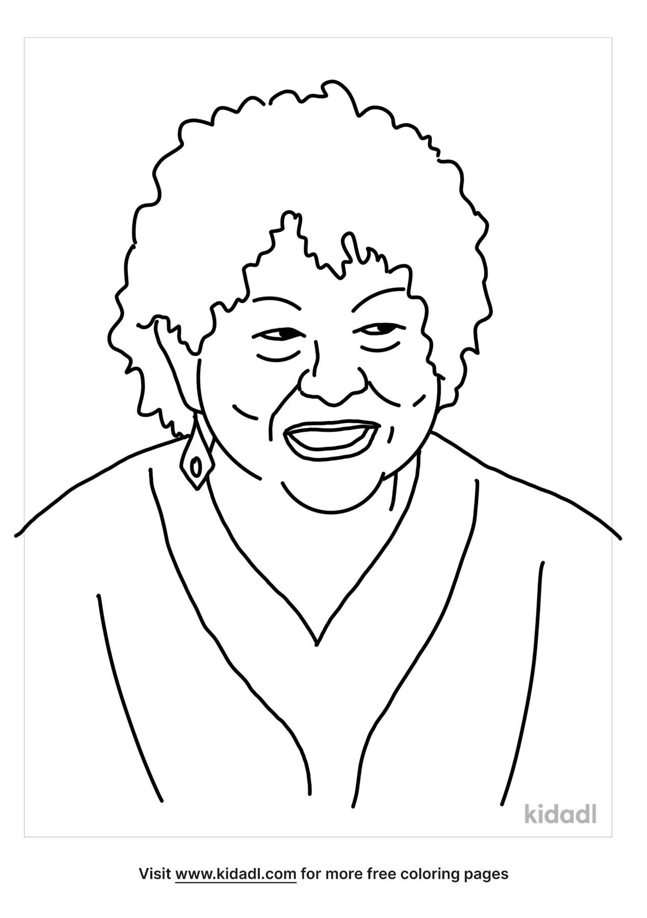 Free sonia sotomayor coloring page coloring page printables
