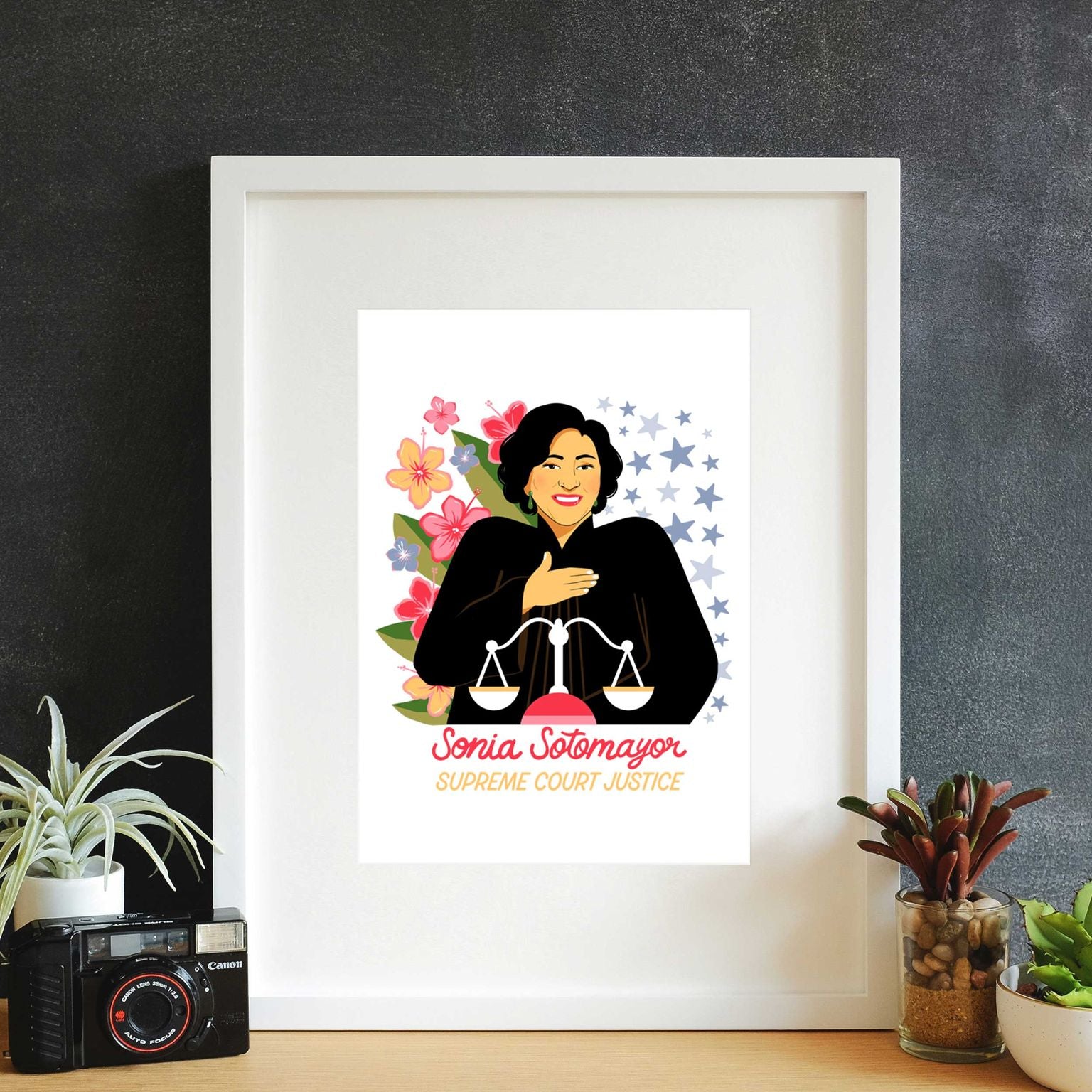 Sonia sotomayor art print piccolina