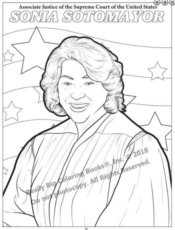 Supreme court coloring book x