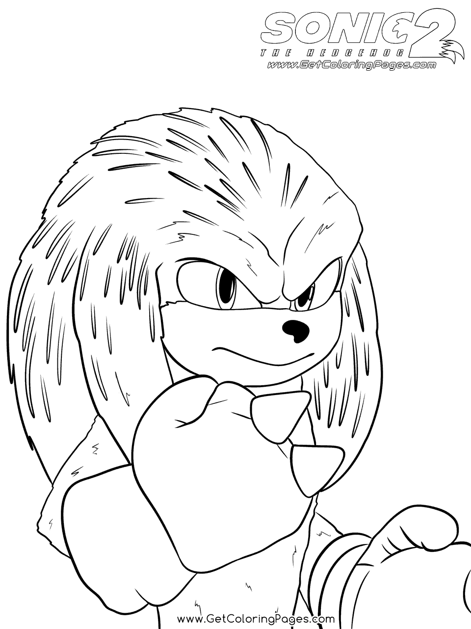 Sonic the hedgehog coloring pages