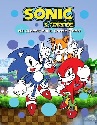 Sonic friends coloring book all classic sonic characters paperback wild rumpus