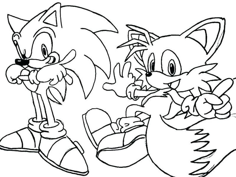 Sonic the hedgehog coloring pages pdf download
