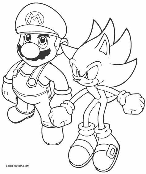 Printable sonic coloring pages for kids coolbkids super mario coloring pages mario coloring pages pokemon coloring pages