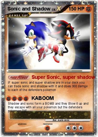 Pokemon sonic and shadow