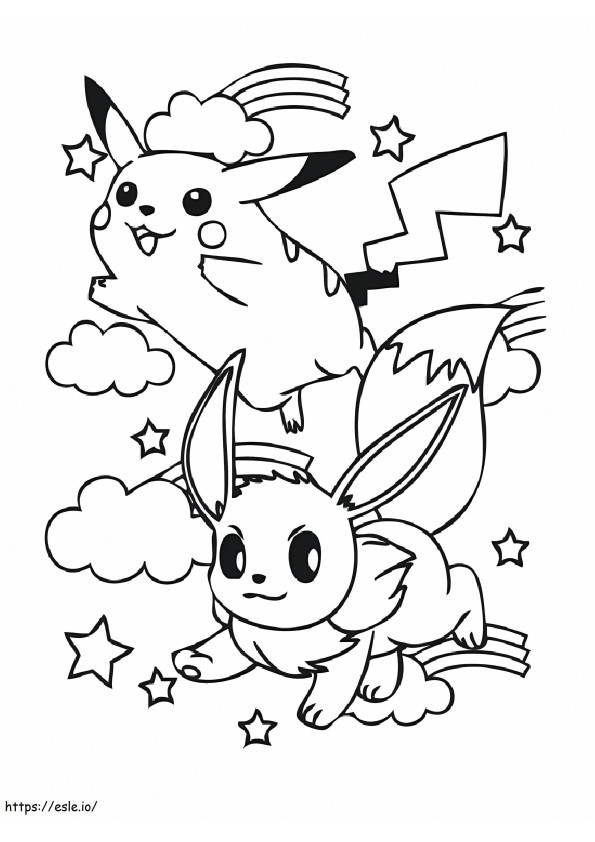 Pikachu coloring pages