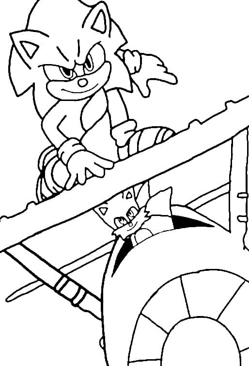 Sonic coloring pages