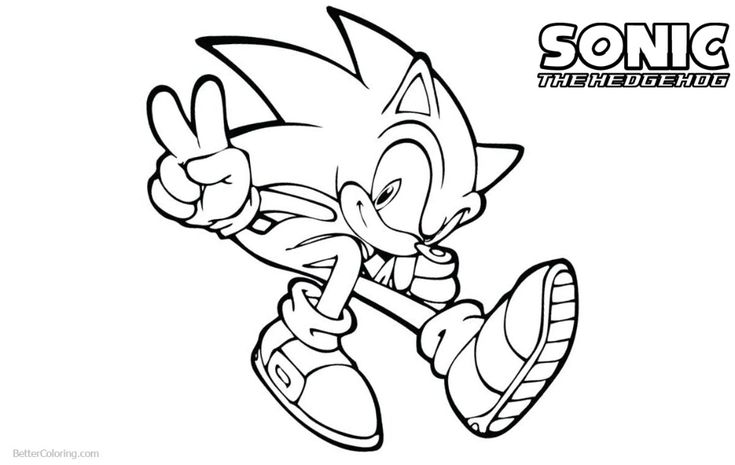 Sonic the hedgehog boom coloring pages
