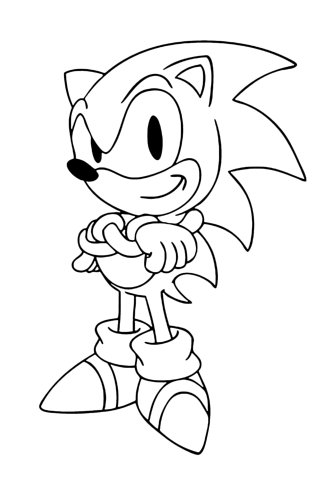Sonic boom coloring pages