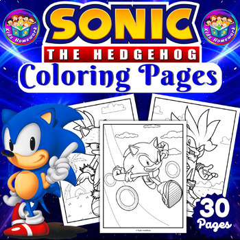 Sonic hedgehog characters coloring pages i printable fun coloring activities