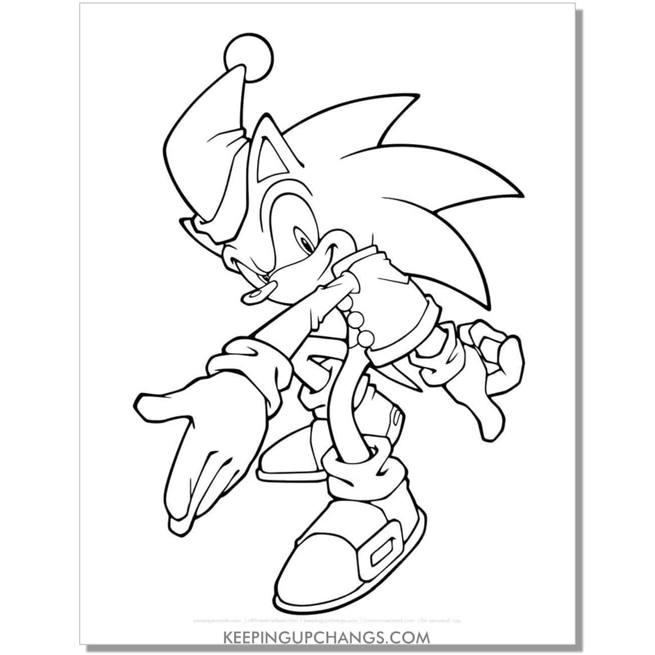 Free sonic the hedgehog coloring pages popular printables