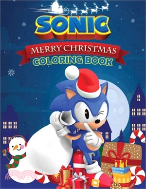 Sonic christmas coloring book fantastic merry christmas gift for any fan