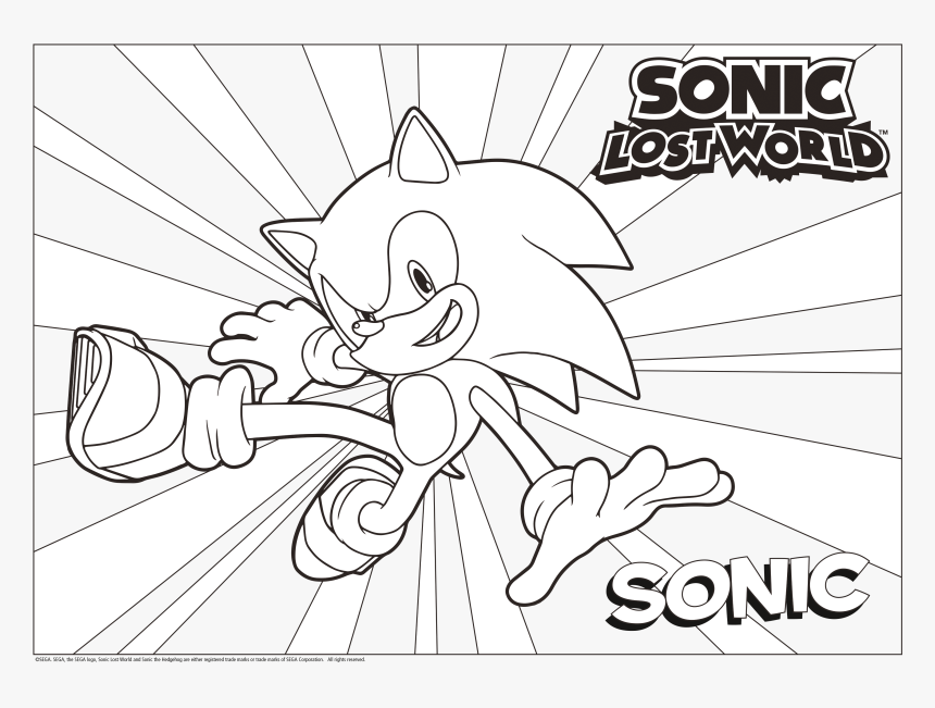 Collection of sonic mania coloring pages