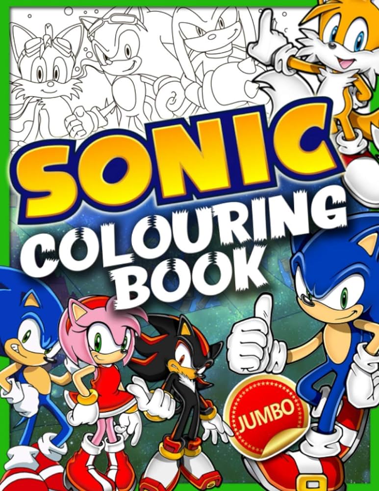 Sonic louring book sonic louring book with exclusive unofficial images for all fans newton alfred books