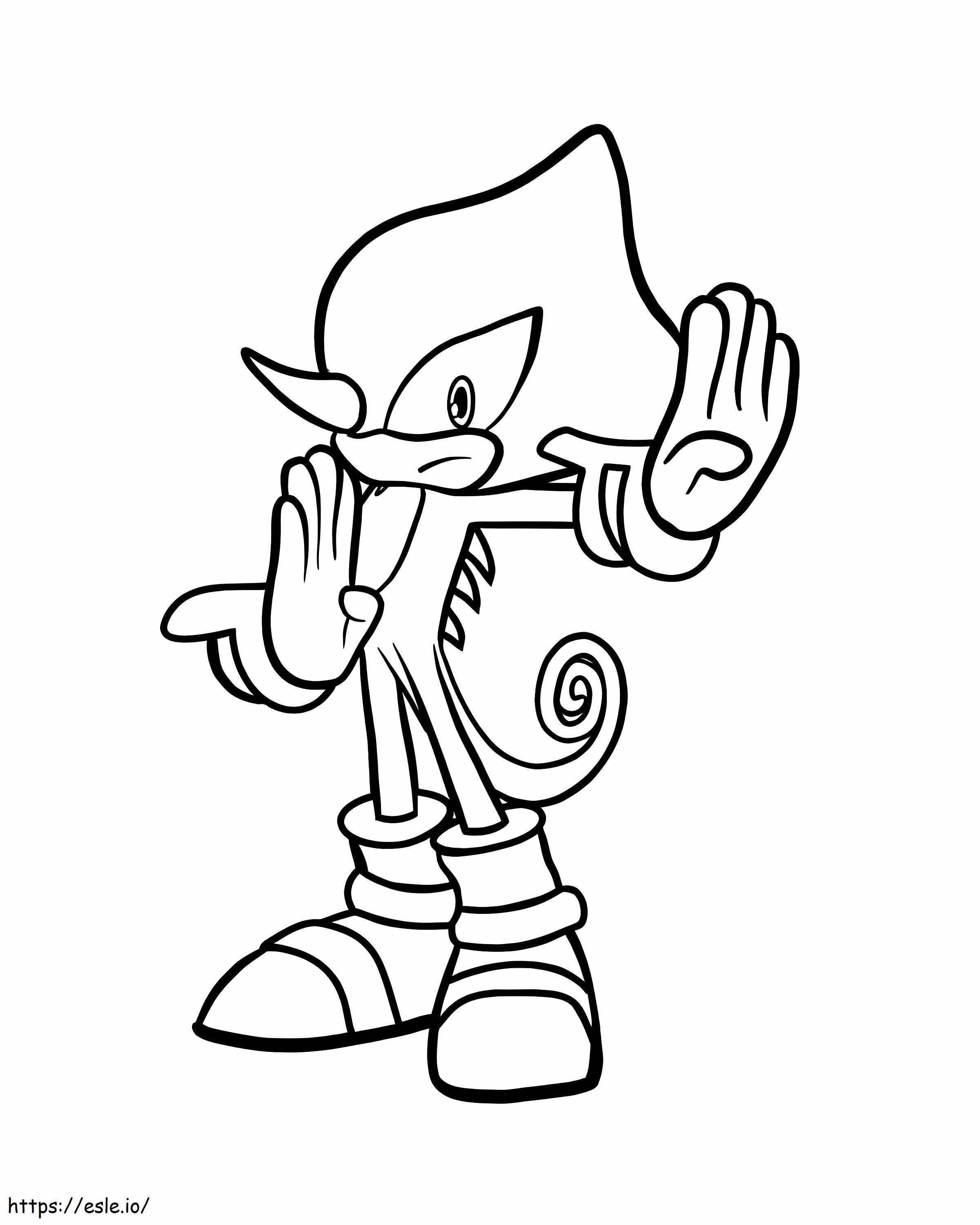 Esp the chameleon coloring page