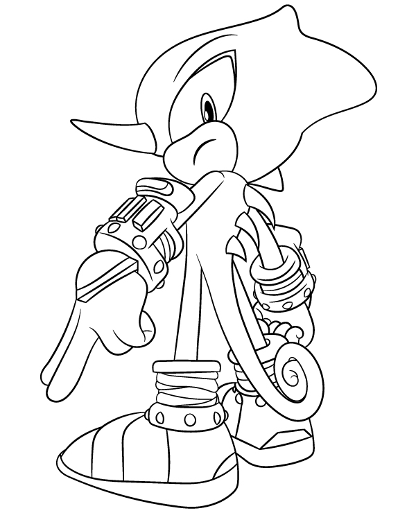 Espio coloring page to print