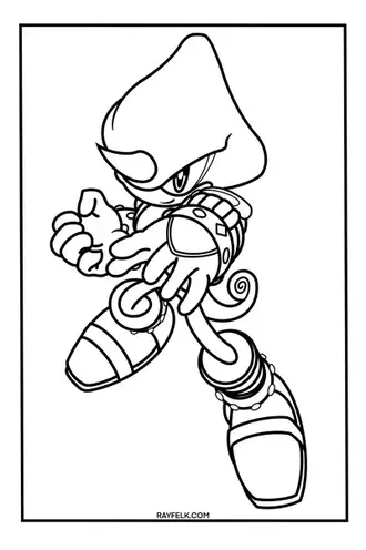 Sonic coloring pages