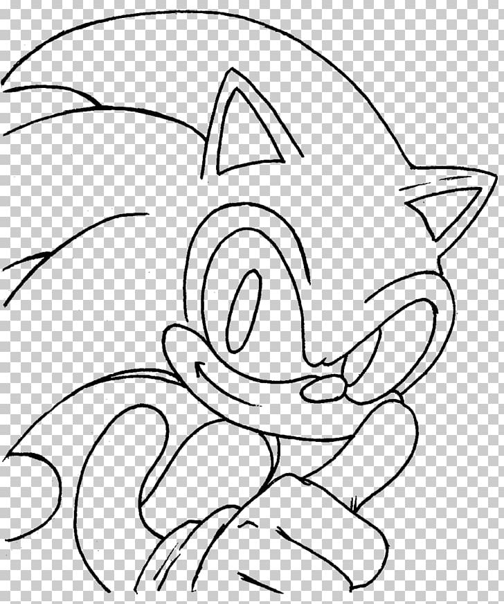 Sonic the hedgehog shadow the hedgehog knuckles the echidna drawing coloring book png clipart angle black