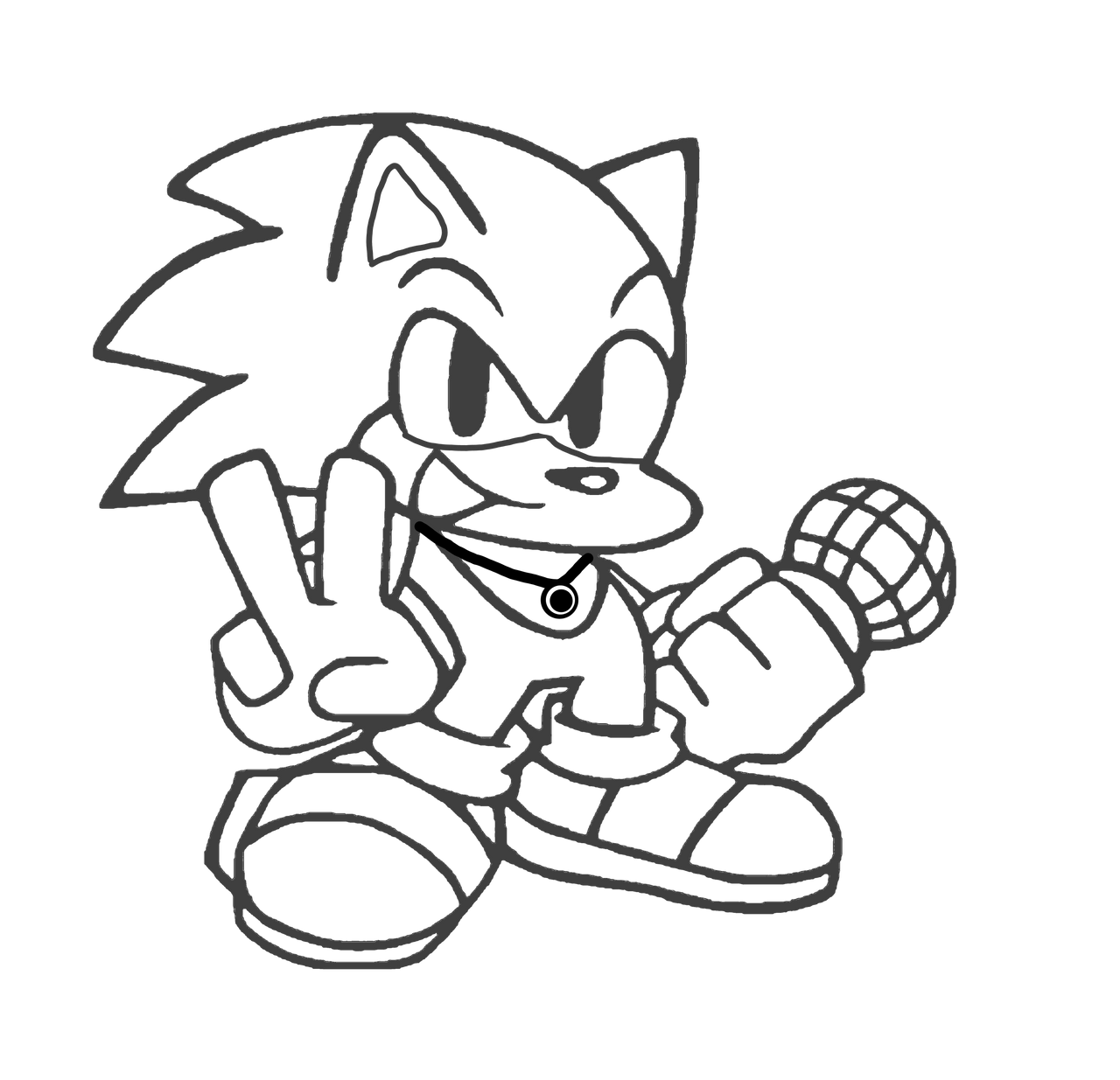 Sonic fnf bace edited by me by auroraalex on