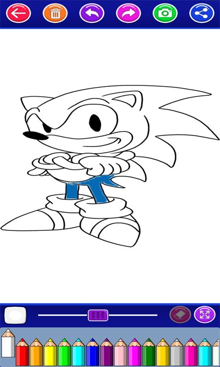 Sonic coloring book android s apk download for free