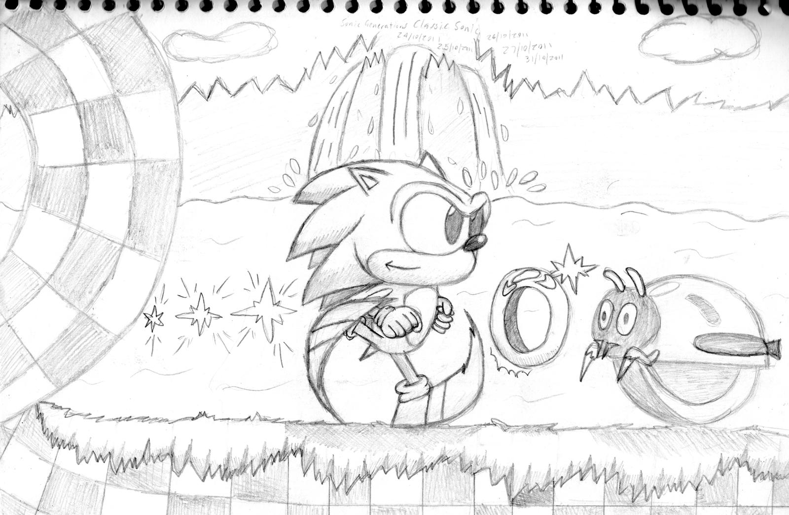 Classic green hill zone