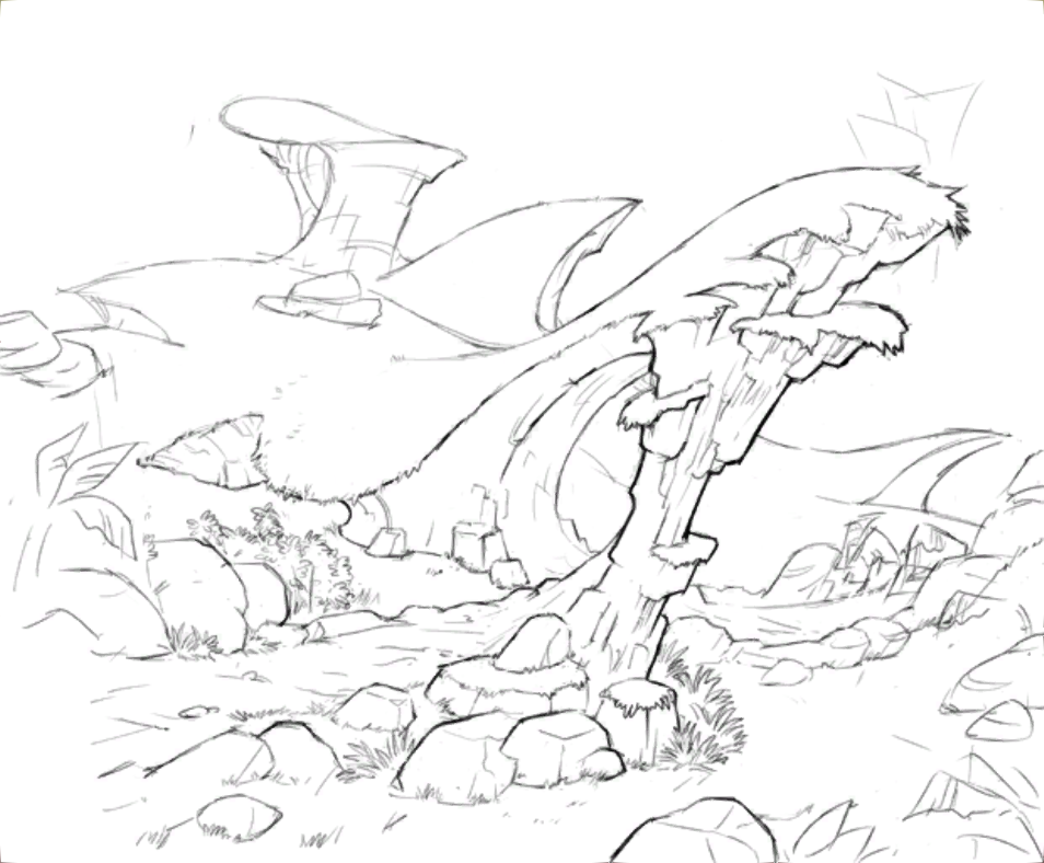 Sonic the hedgeblog â concept artwork of green hill sonic generations