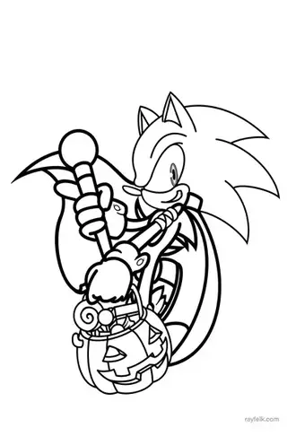 Sonic coloring pages