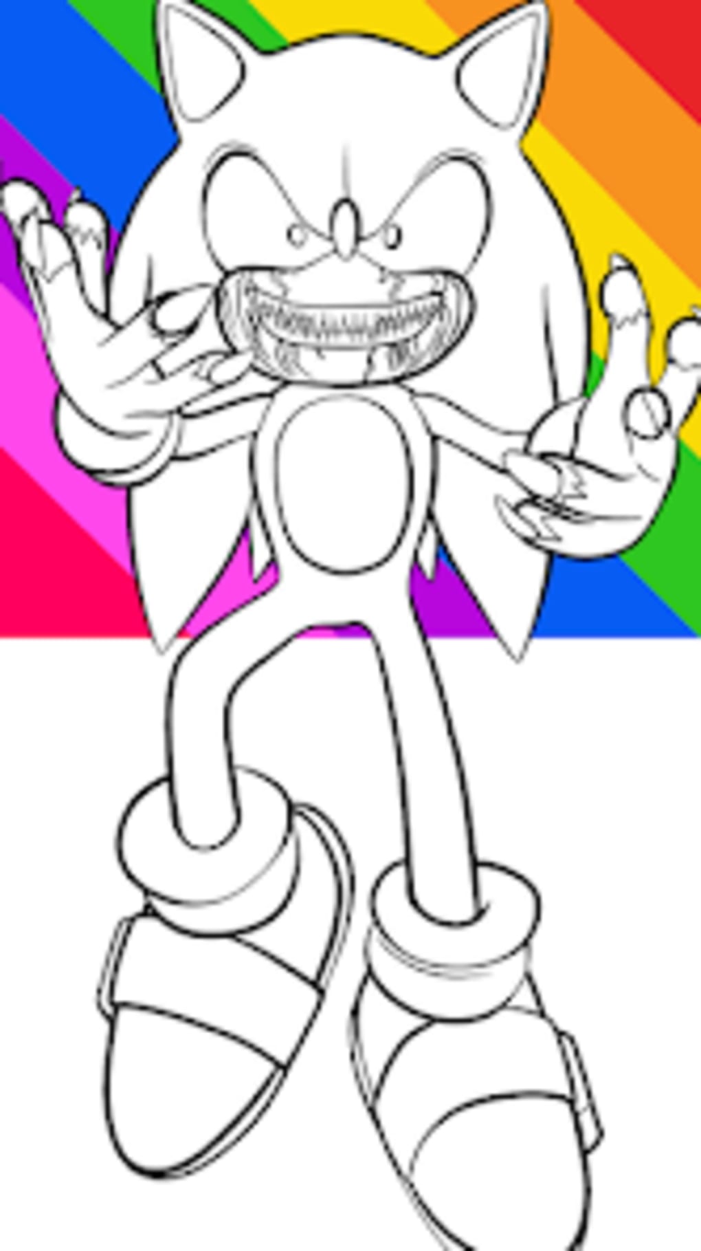 Sonic hedgehog coloring book for android