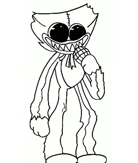 Huggy wuggy coloring pages printable for free download