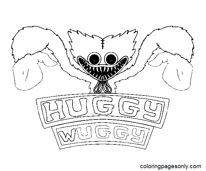Huggy wuggy coloring pages printable for free download