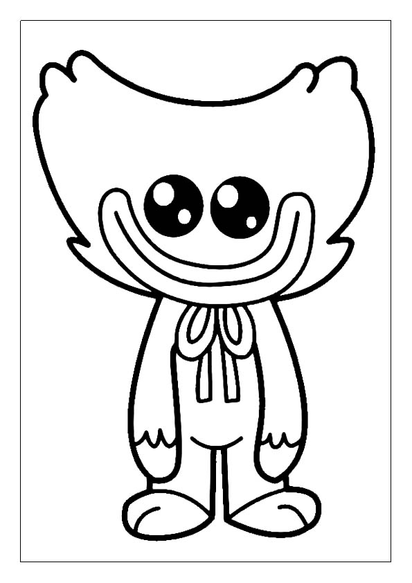 Huggy wuggy coloring pages printable coloring sheets