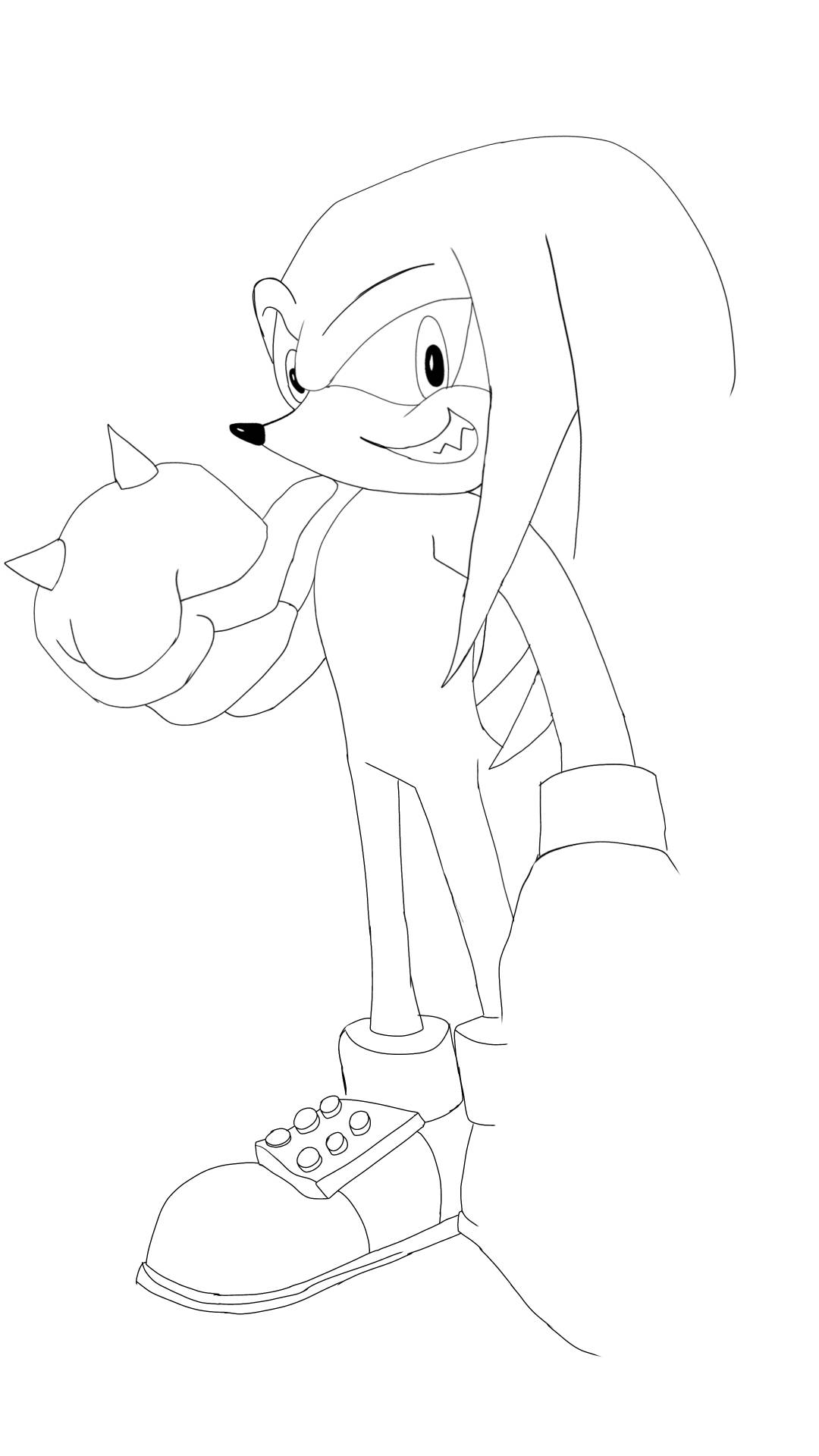 Sonic knuckles the echidna by florinfni on