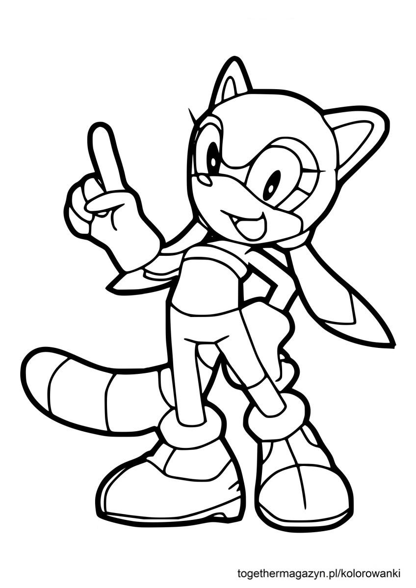 Kolorowanki sonic