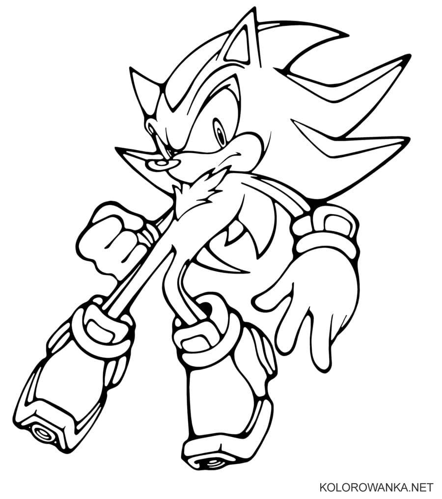 Kolorowanki sonic
