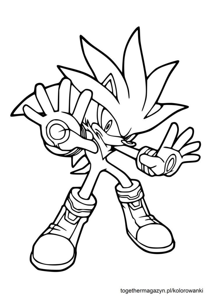 Kolorowanki sonic