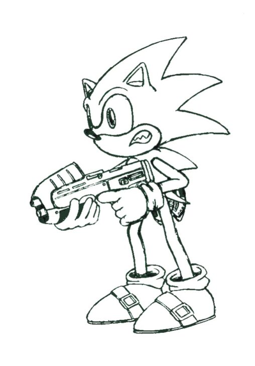 Kolorowanki sonic do druku za darmo âï