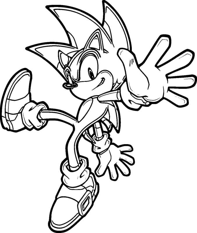 Malowanka sonic do druku