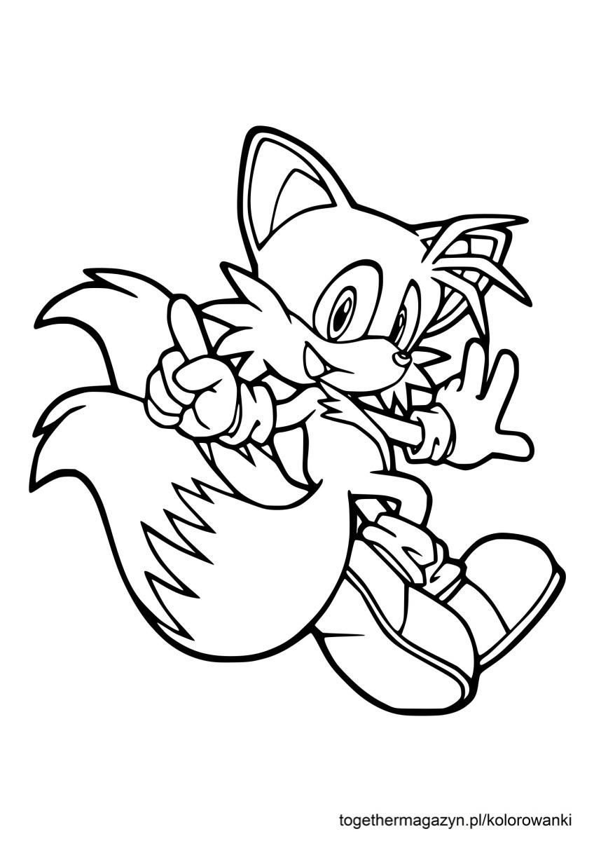 Kolorowanki sonic