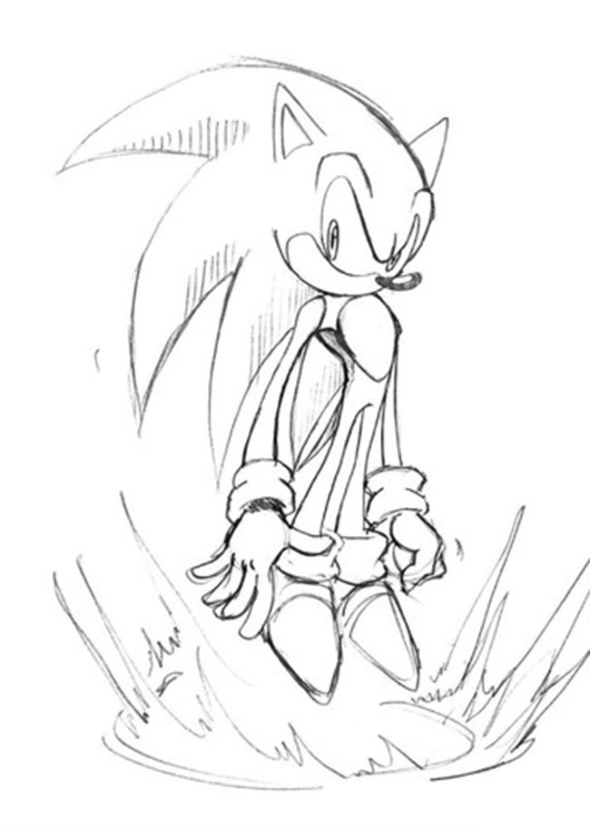 Desenhos do dark sonic para imprimir e colorirpintar dark sonic para colorir