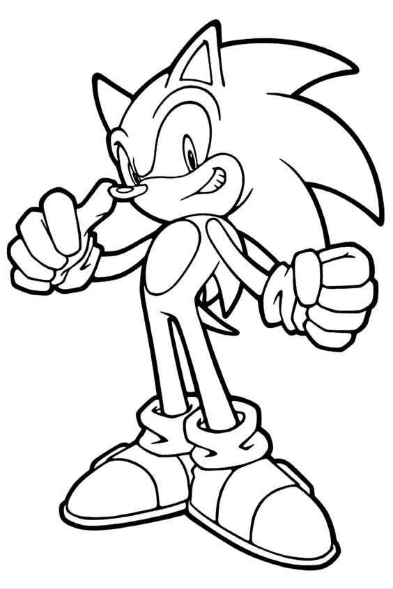 Sonic coloring pages by coloringus on