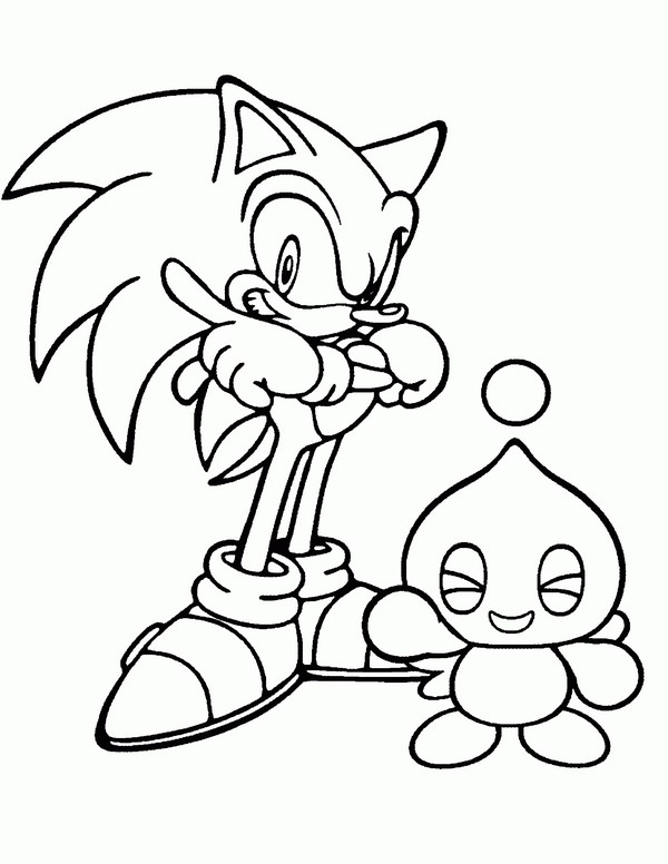 Printable coloring pages sonic