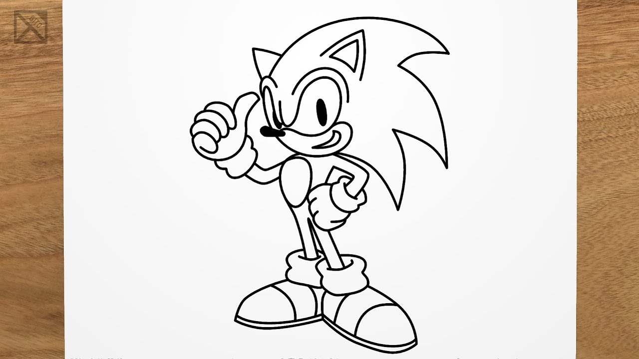 How to draw snic step by step easy