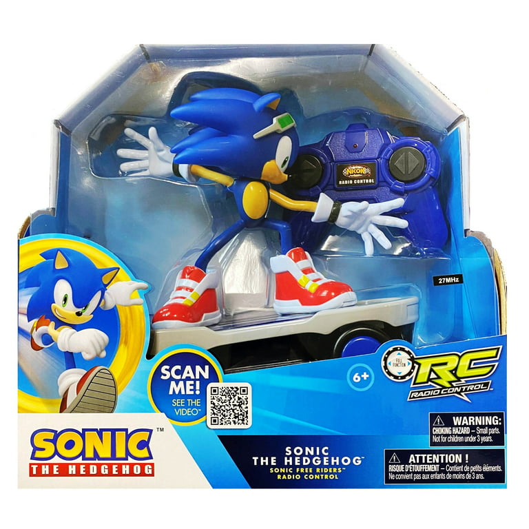 Nkok sonic free rider sonic the hedgehog rc skateboard toy remote control new in box