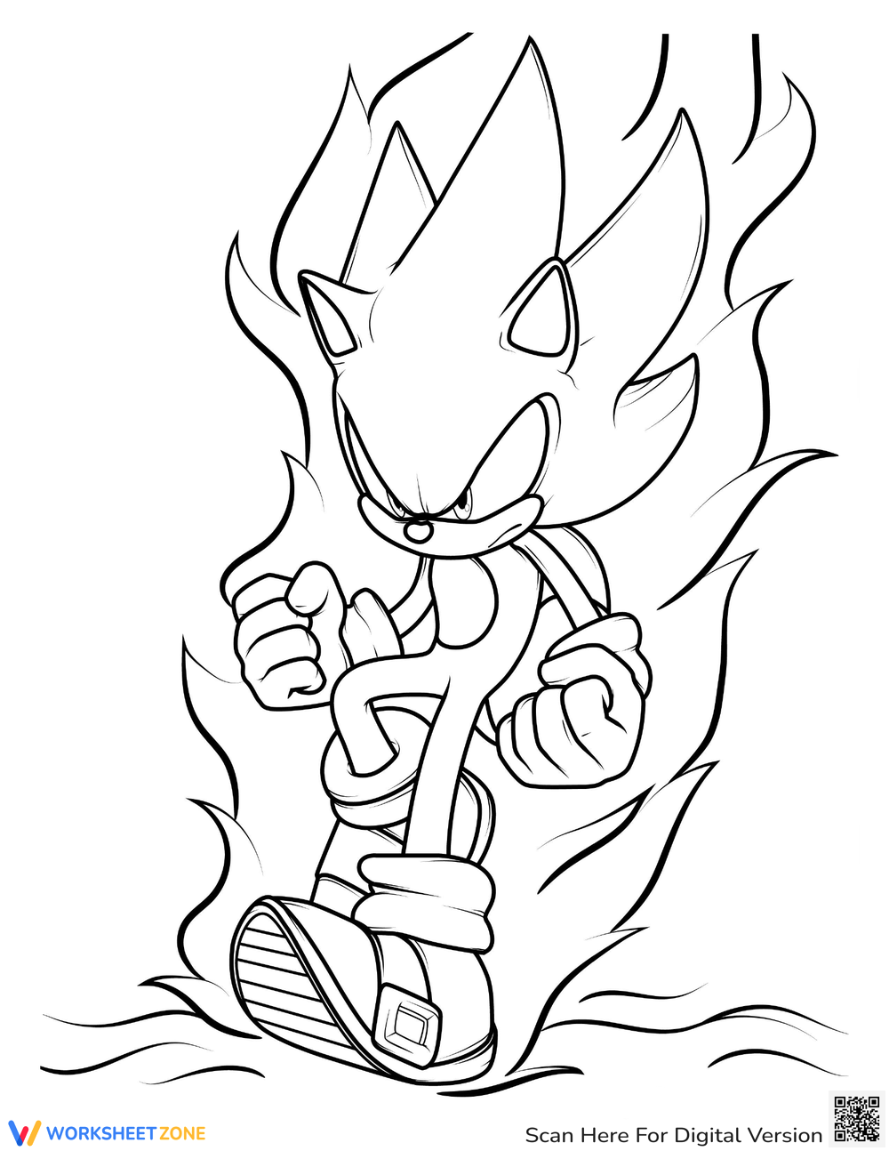 Kindergarten sonic coloring pages worksheets